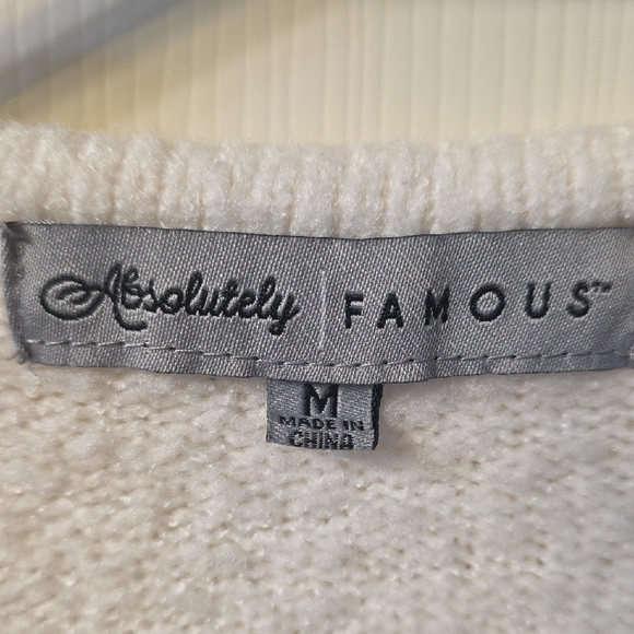 Absolutely Famous Women's Cardigan - Black, Gray, and White - Picture 2 of 4